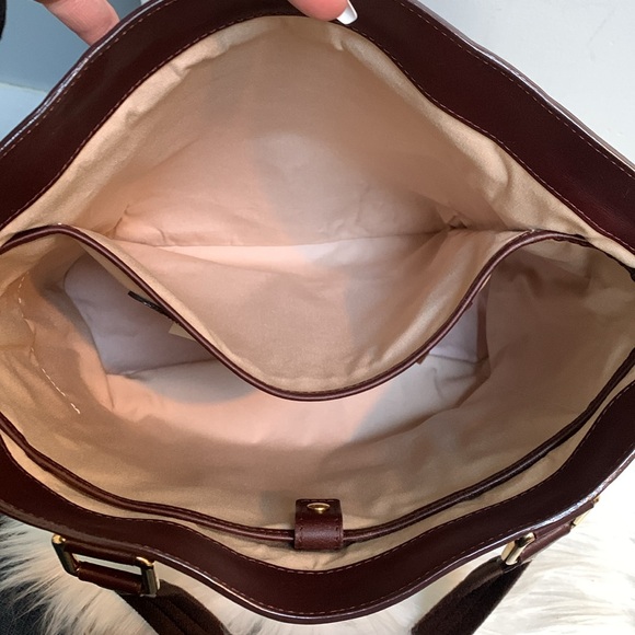 2003 authentic Louis Vuitton Lucille GM maroon and brown / tan shoulder bag - Picture 14 of 17